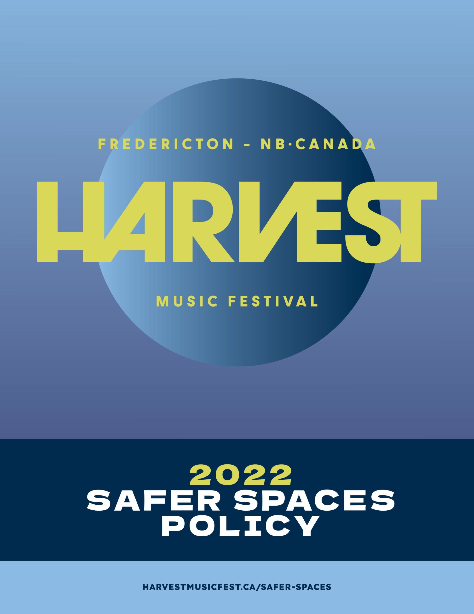 Safer Spaces Harvest Music Festival Harvest Music Festival